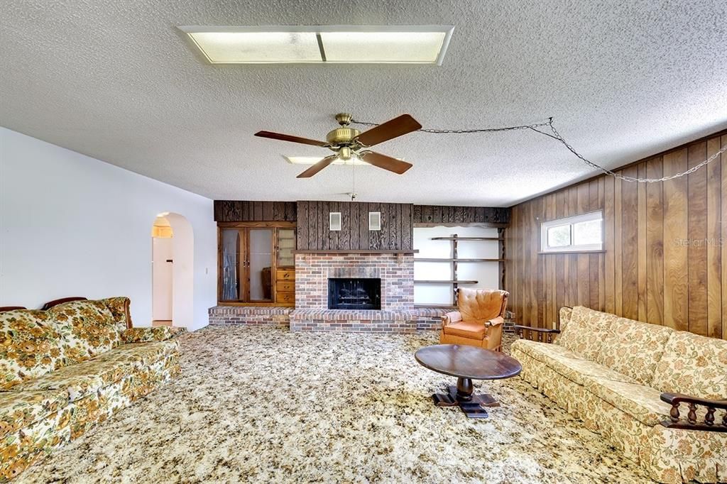 Family Room with Fireplace