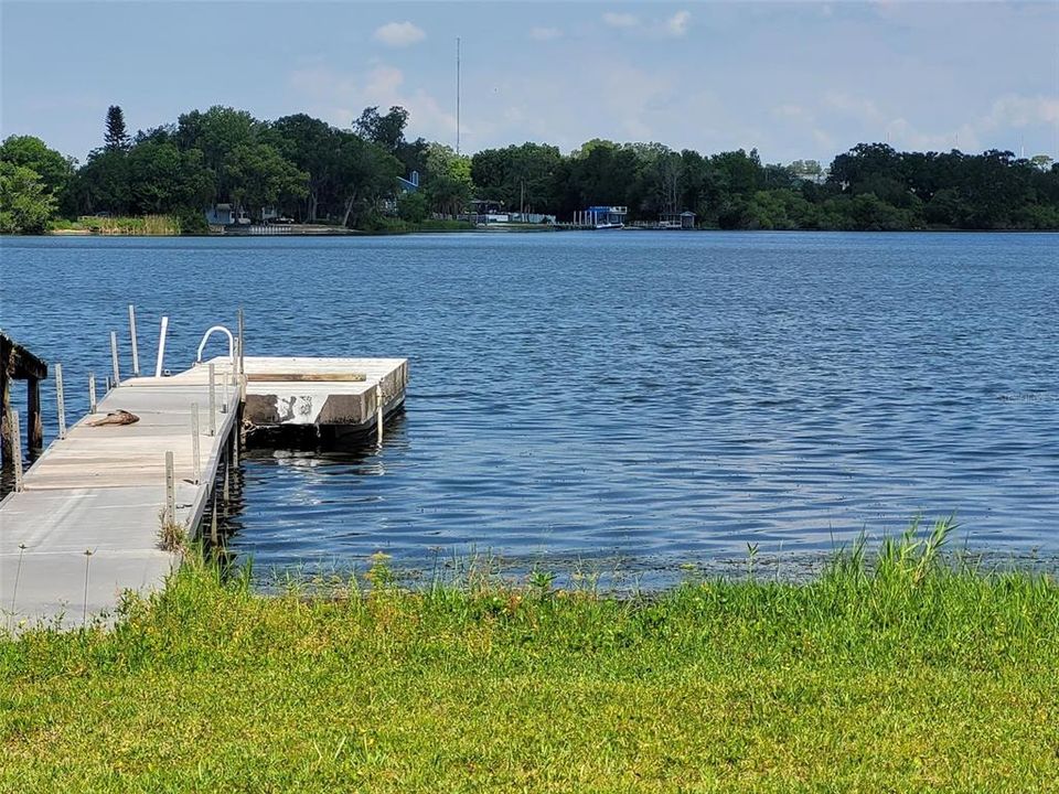 Floating Dock to Lk Kathryn