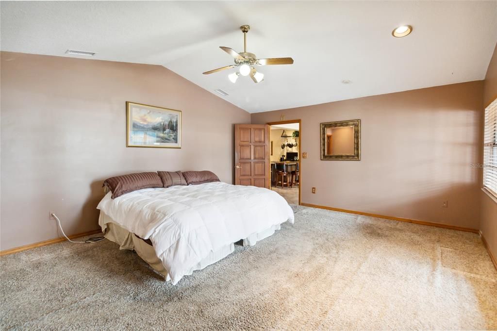 Master Bedroom - large enough for King bed and sitting area