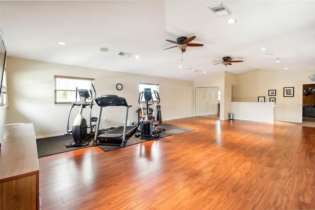 Upstairs personal Studio or Gym