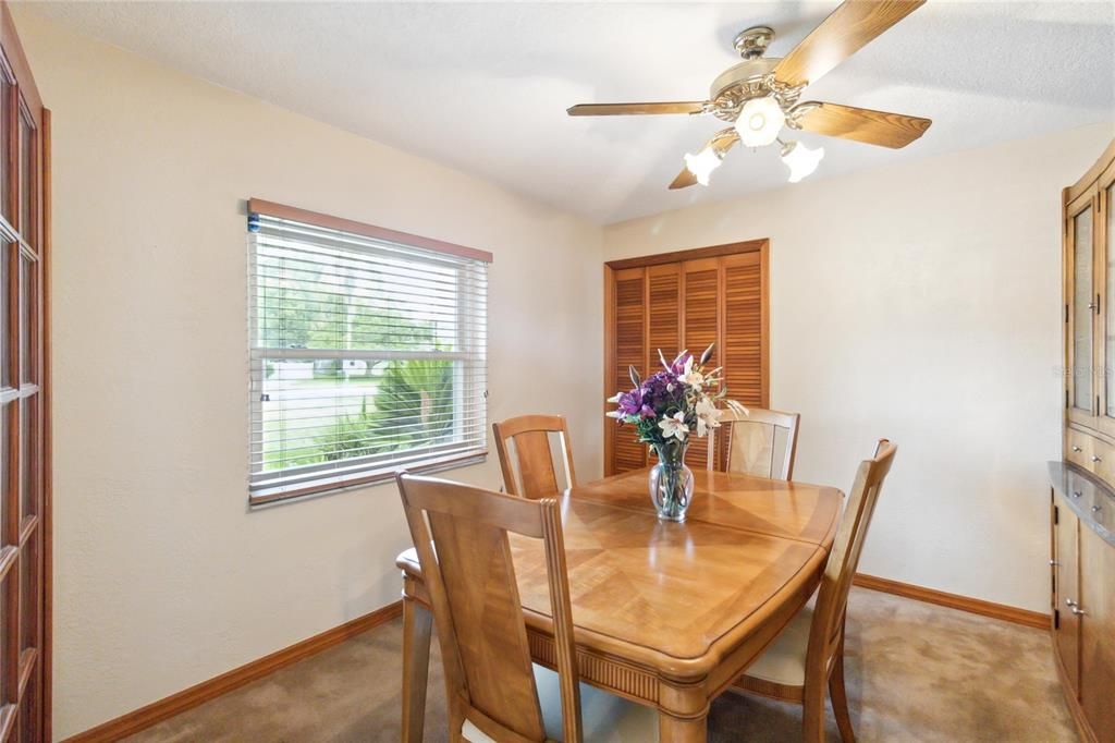 Formal Dining Room/office/guest room with closet