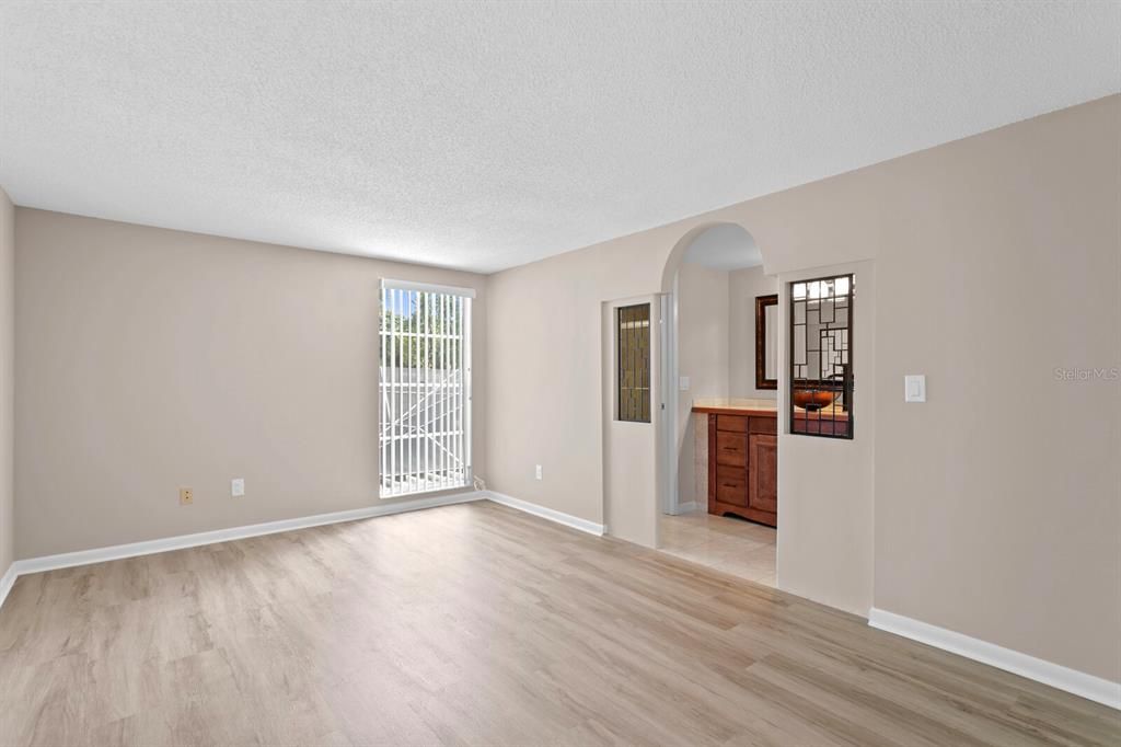 Primary bedroom with large ensuite bath