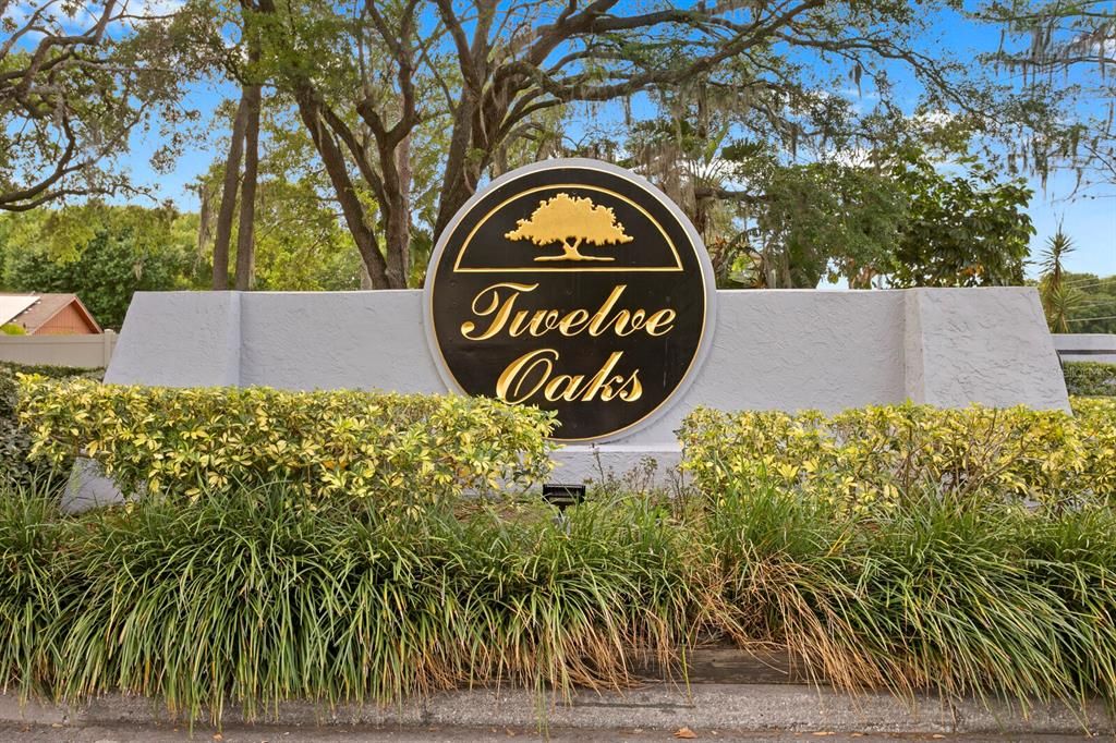 Twelve Oaks is a well-esblished community of approx. 1,000 homes