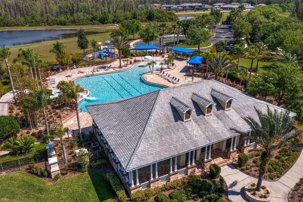 Aerial views of the Stonebrier Amenity Center