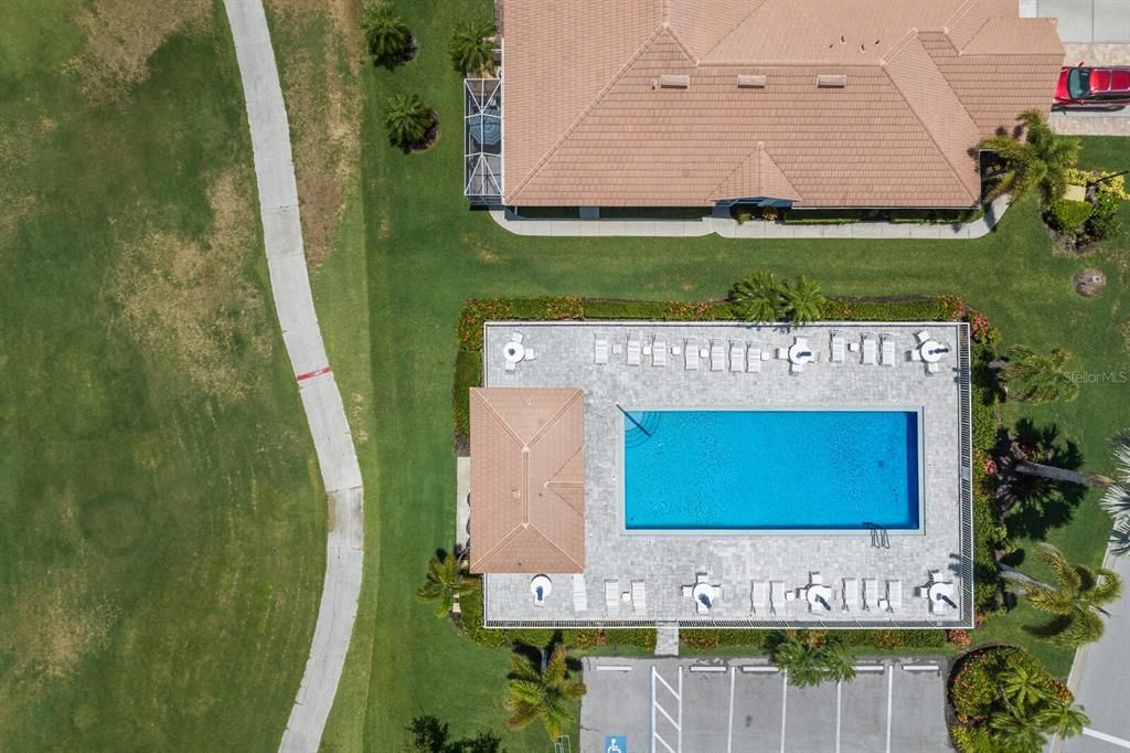 The Links features a pool for its residents only