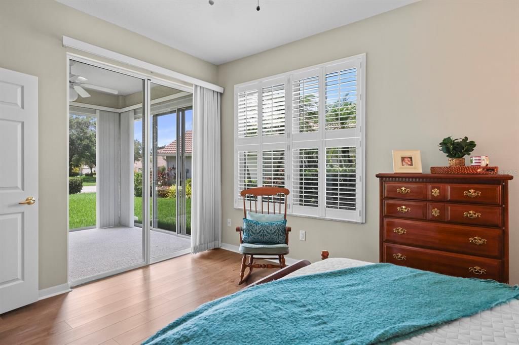 Primary bedroom opens to the A/C lanai