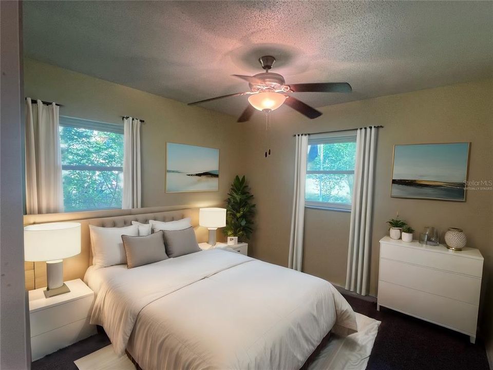 VIRTUALLY STAGED~Bedroom 1