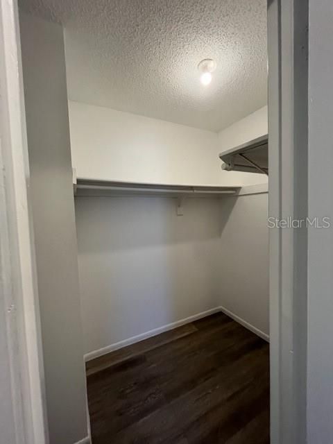 Master bed walk-in closet