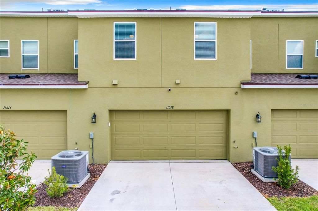 Two Car Garage & Driveway