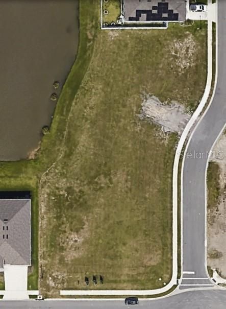 Close Up Aerial of Land Parcel - The Retreat at Willow Bend