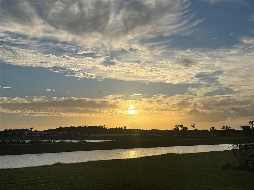 Evening Sunsets from your backyard.