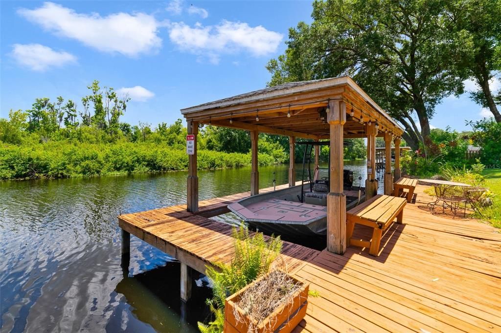 Private dock w/ boat lift and electric!