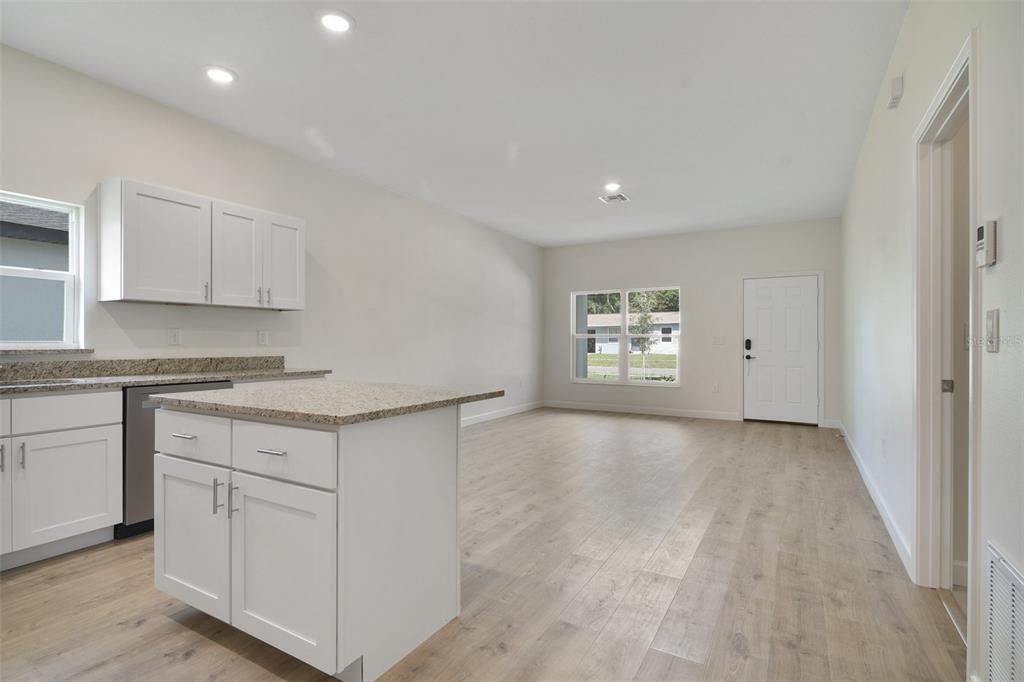 LIVING AREA/KITCHEN.