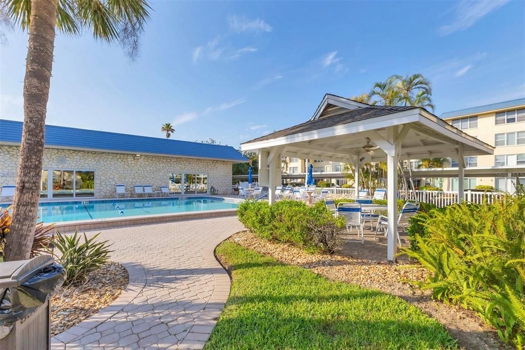 Lovely pool area