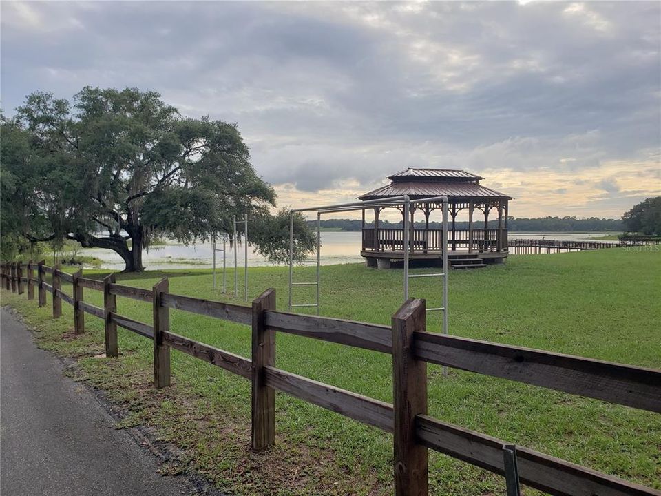 Community Area by the lake