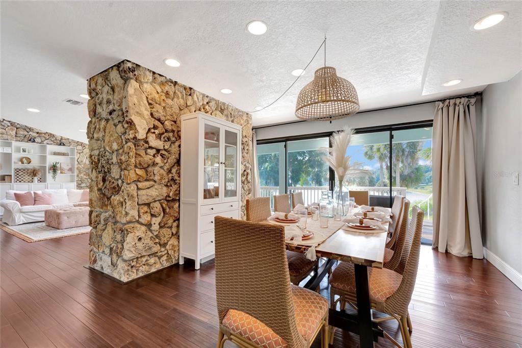 Dining Room with Balcony