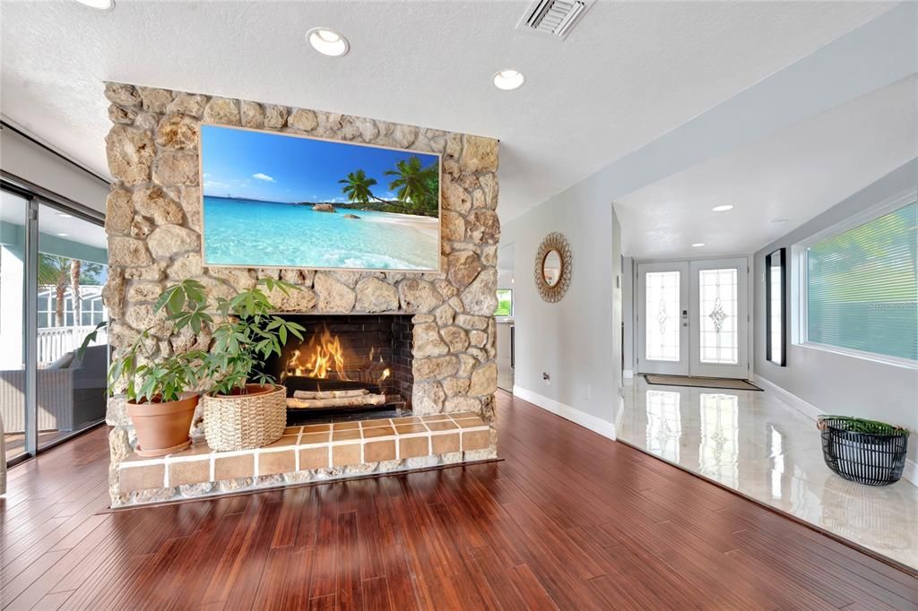 Living Room and Foyer