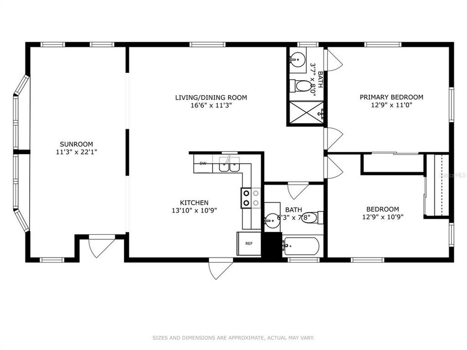 For Sale: $71,900 (2 beds, 2 baths, 1104 Square Feet)