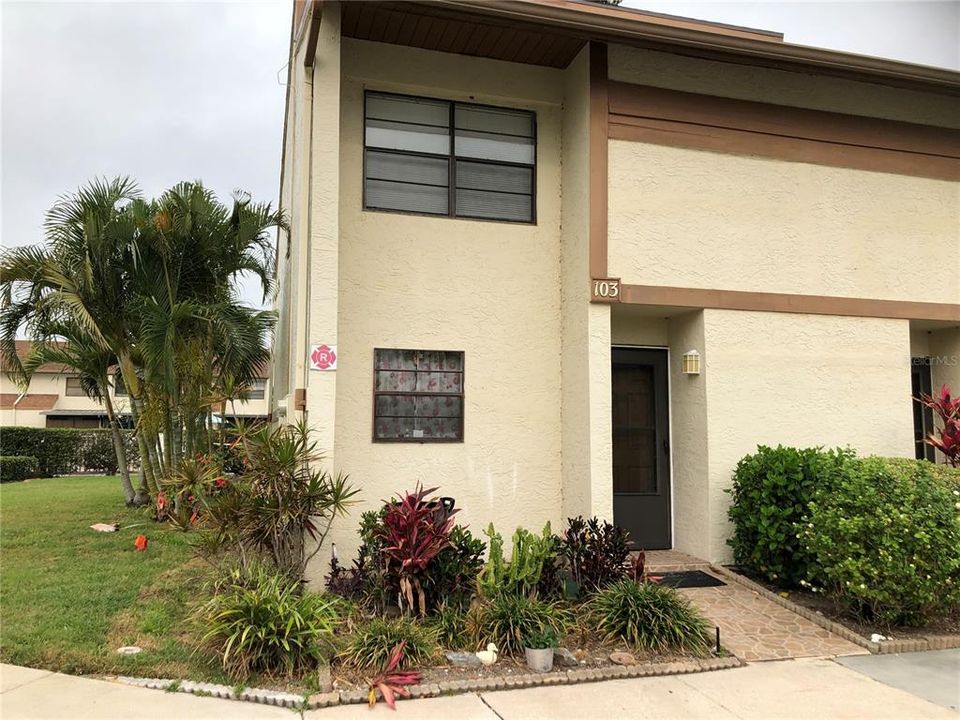 Front of Townhome