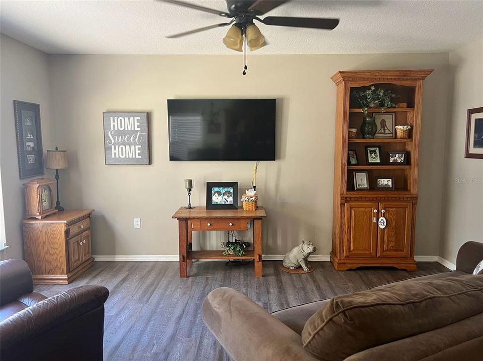 Vinyl plank flooring is everywhere in this home!