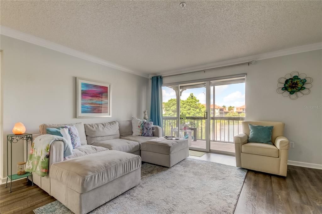 Living Room with Balcony