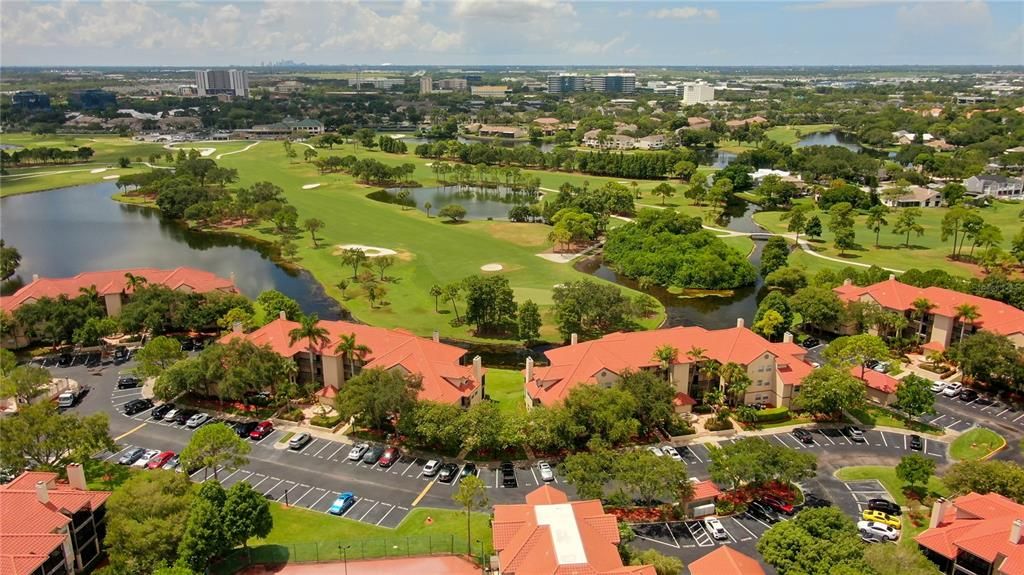 Aerial Views of Audubon Condominiums