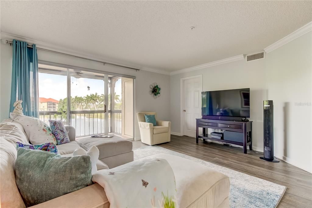 Living Room with Balcony