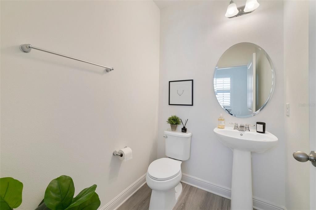 Convenient half bath - 2nd Floor.