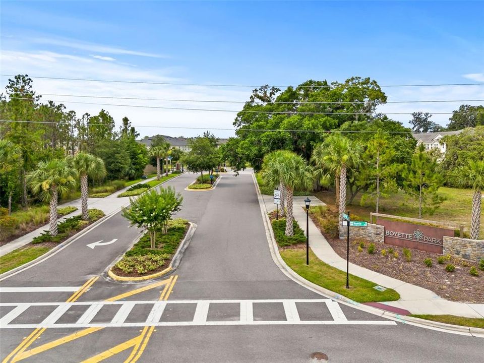 Boyette Park Entrance from Boyette rd