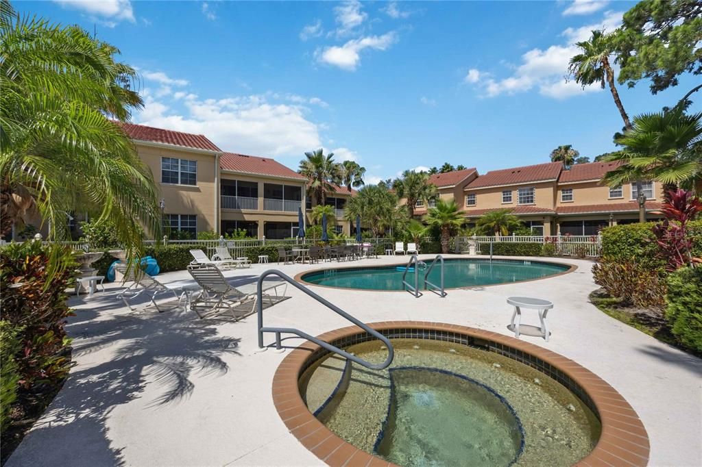 Pool and Spa Out Your Back Patio