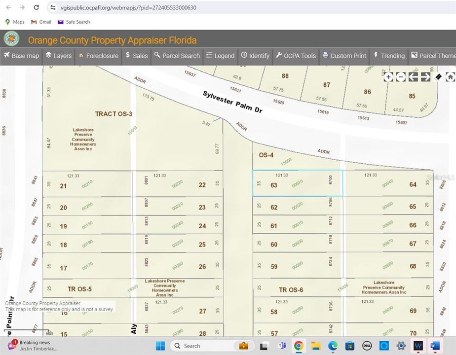 Tax Map Identifying Property