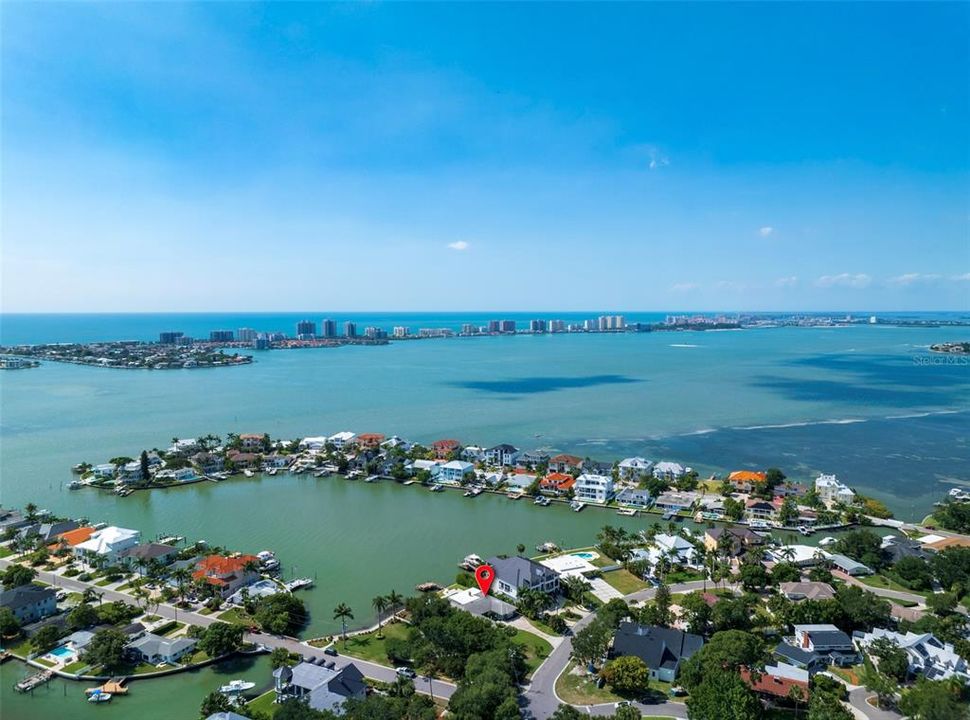 Belleair waterfront location! Private location yet minutes to Clearwater Beach, and major access roads to Tampa and St Pete.