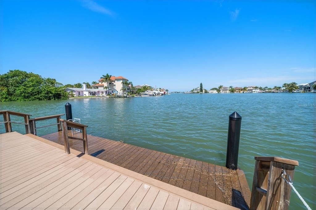 Large dock with electric and water..