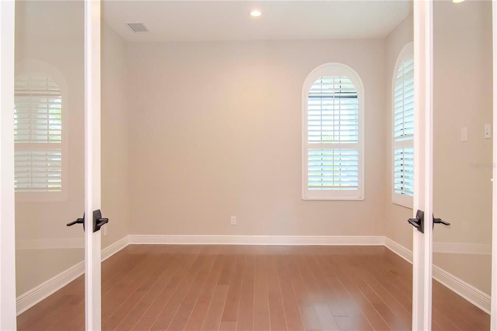 Private Office/Den with French Doors