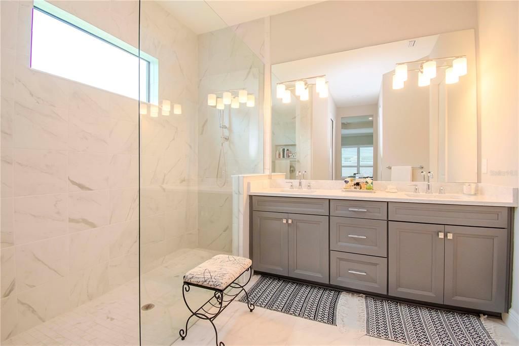 Owner's Suite Private Bathroom with Expansive Walk-In Shower