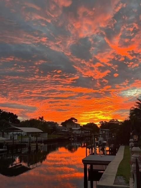 Sunset from dock