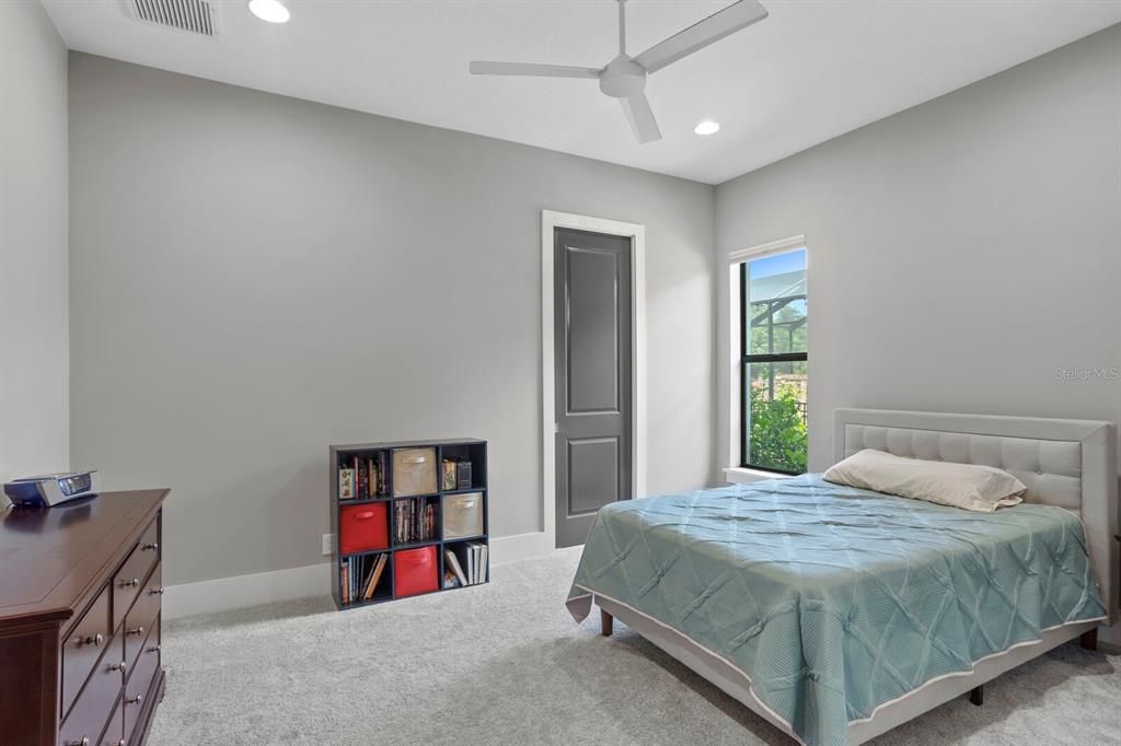 Second bedroom with walk-in closet!