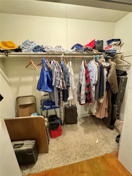 Primary bedroom closet