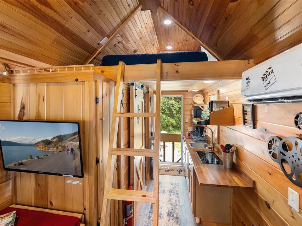 inside tiny home