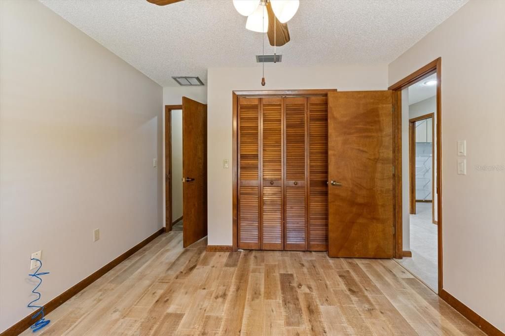 Enclosed lanai with hurricane shutters