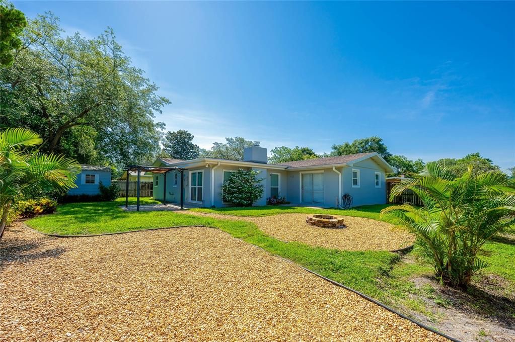 View of side/backyard from Side Gate Entry