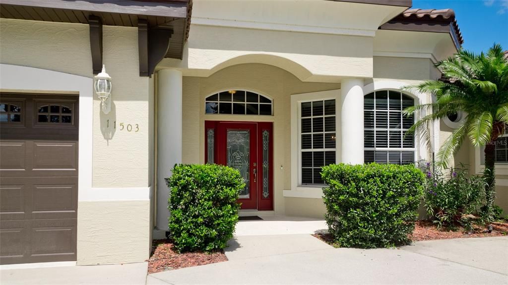 Front entrance of Home