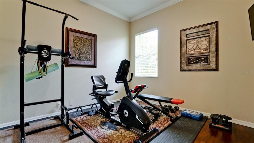 3rd Bed/workout room