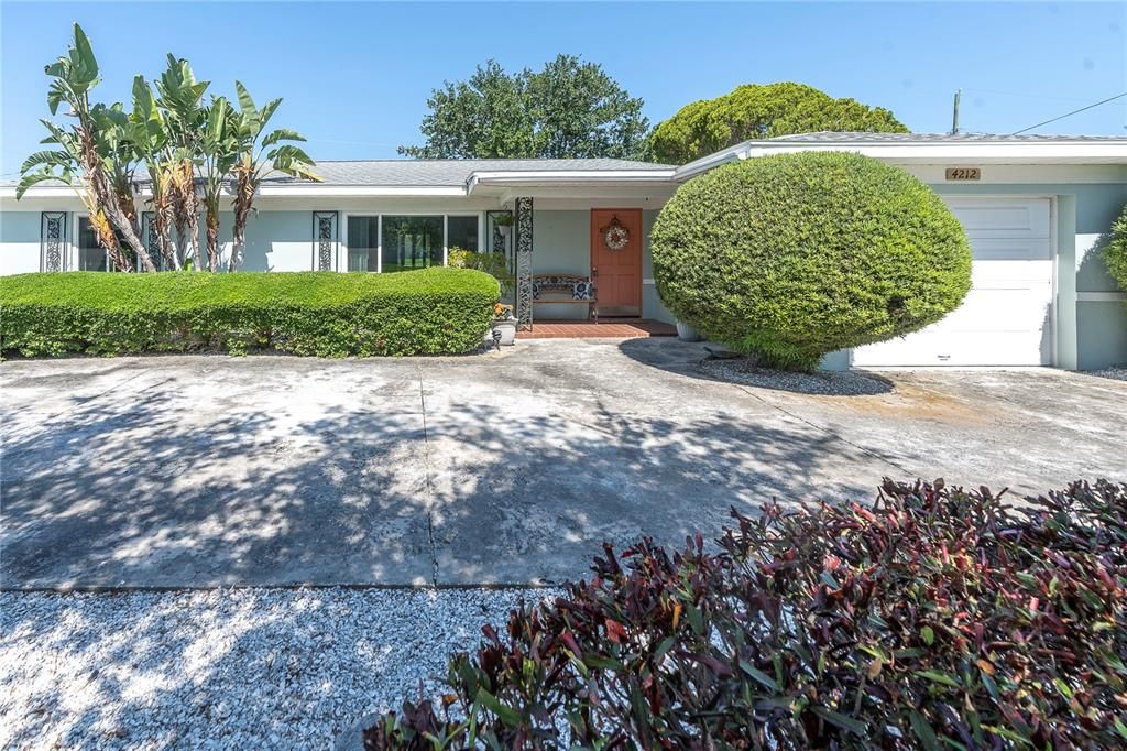 Circular Driveway with Ample Parking