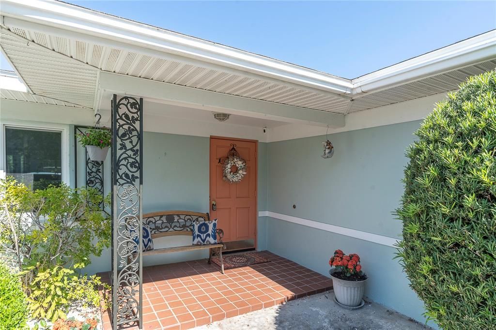 Covered Porch Entry