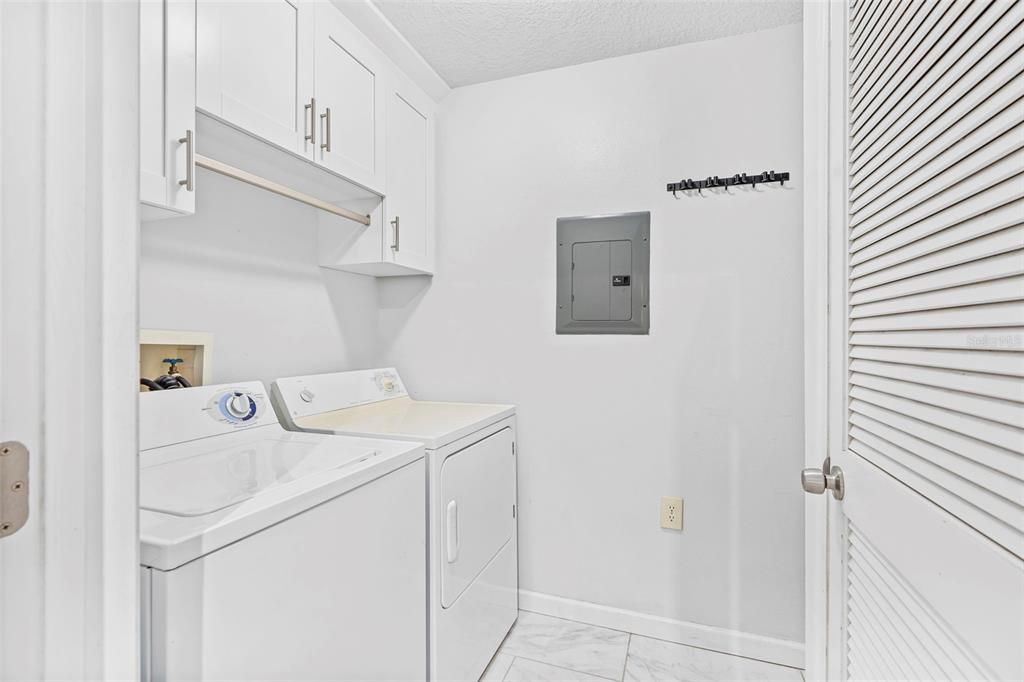 Laundry Room & Storage Area.