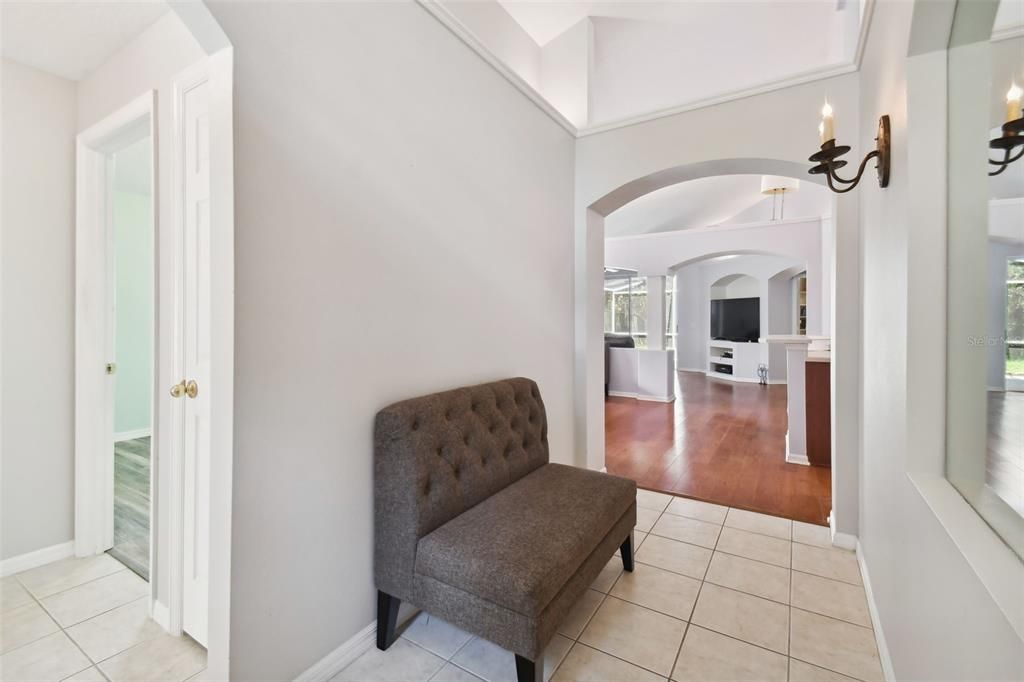 Hallway to living room