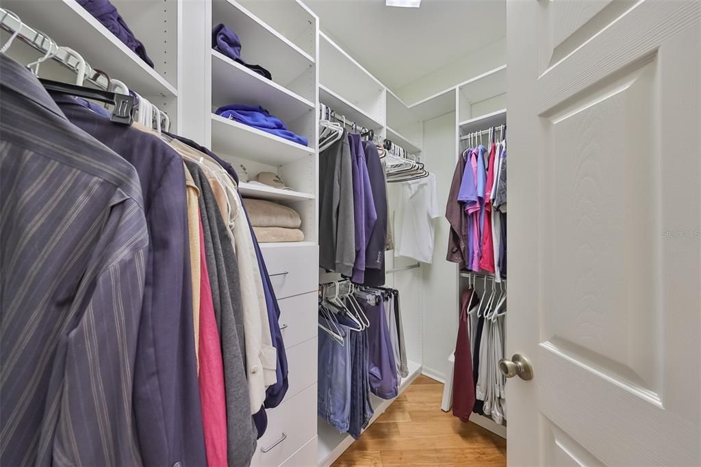 large walk in closet