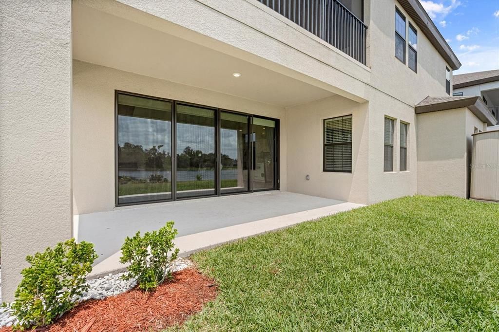 Overlooking backyard