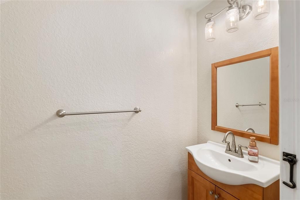 Powder room/downstairs half bathroom